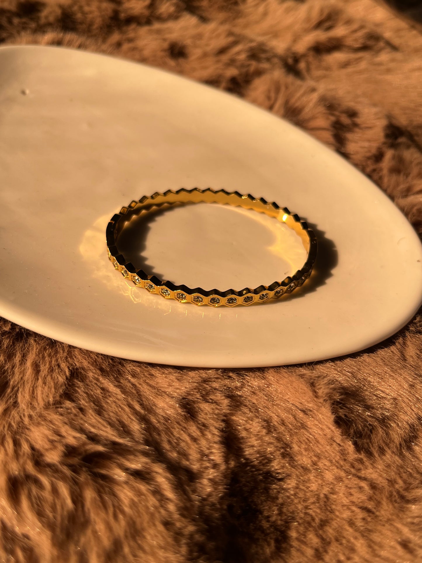 Honey comb studded baby size