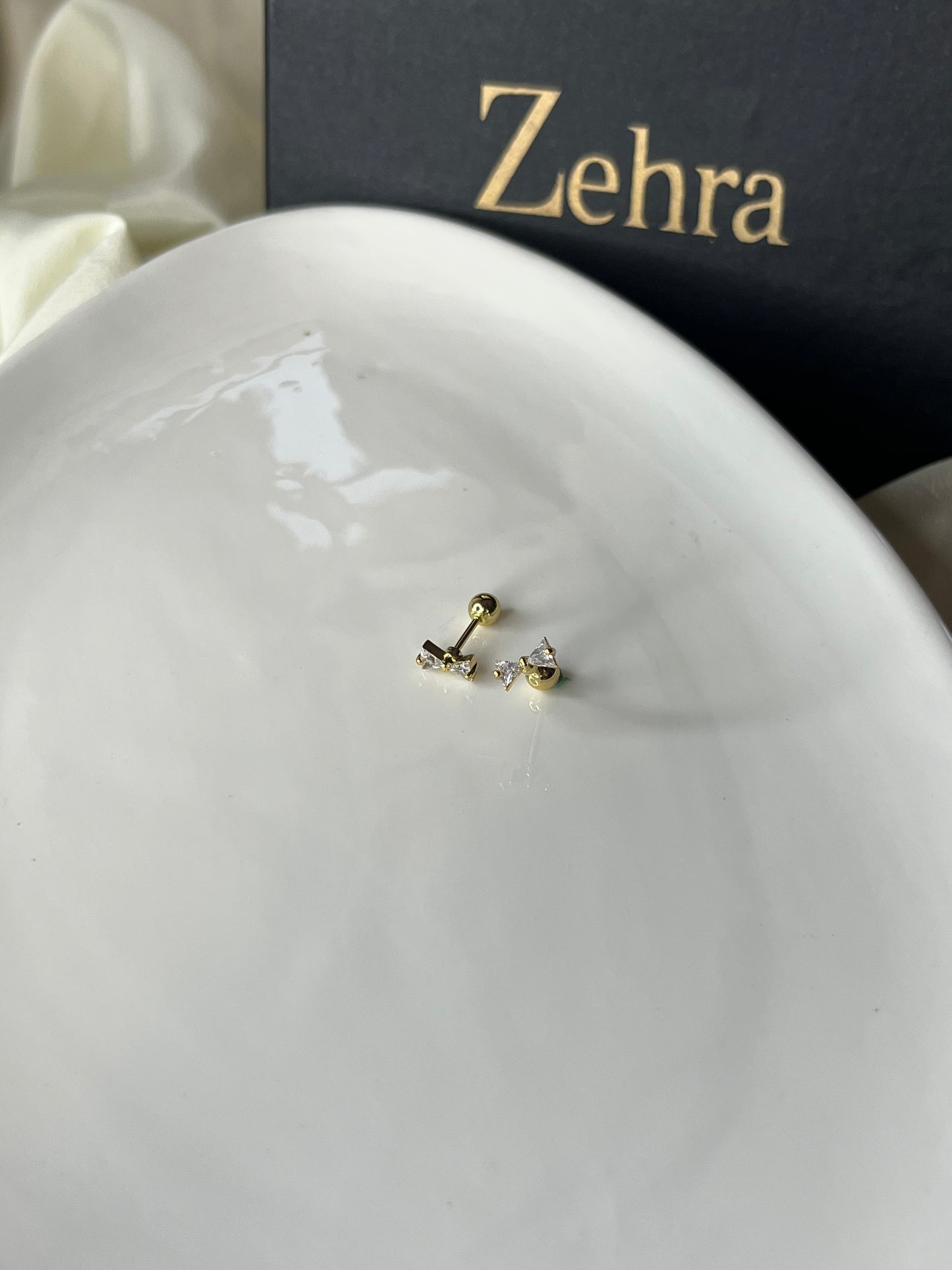Little Bow Studs Pair
