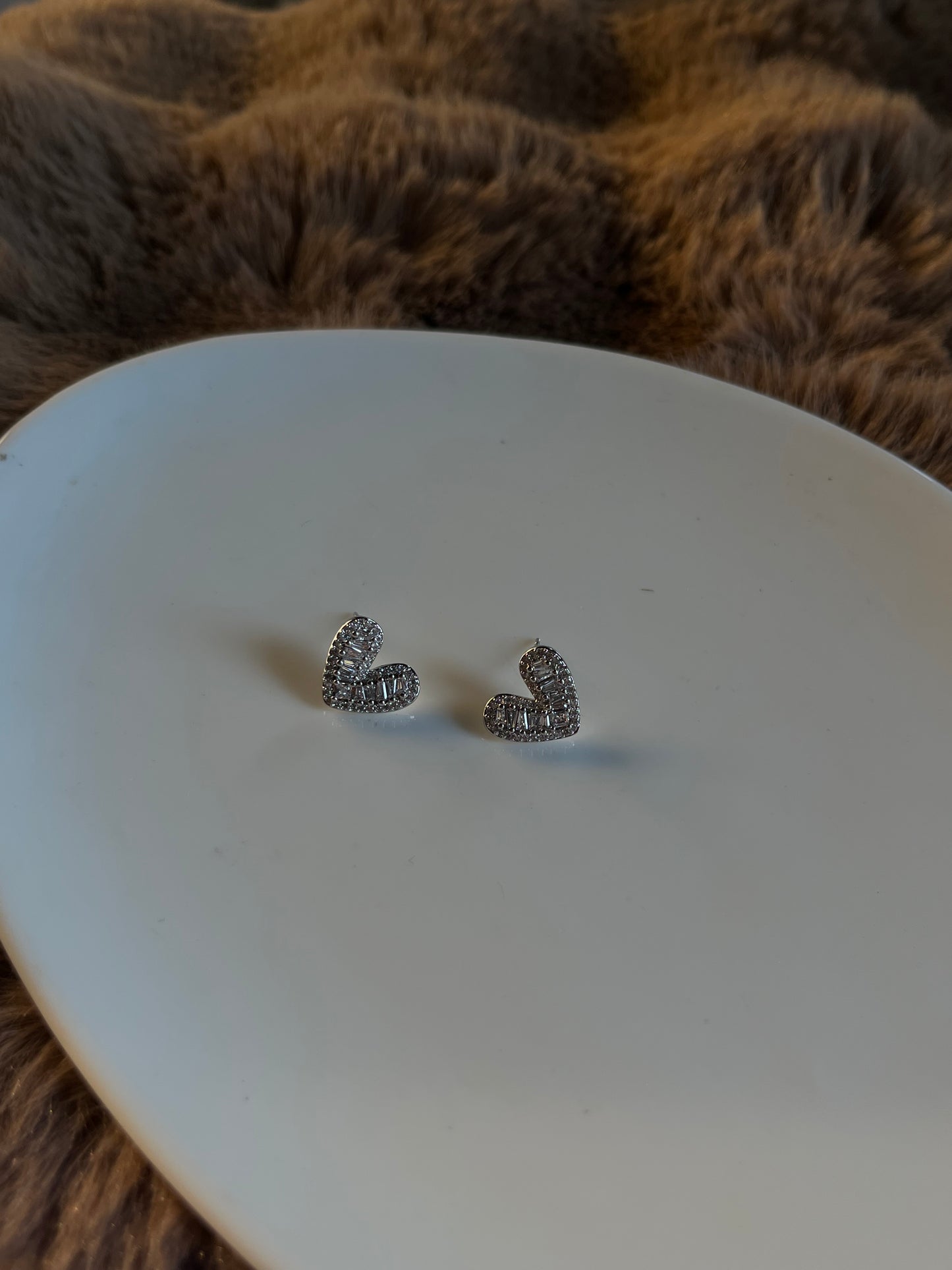 Heart studs