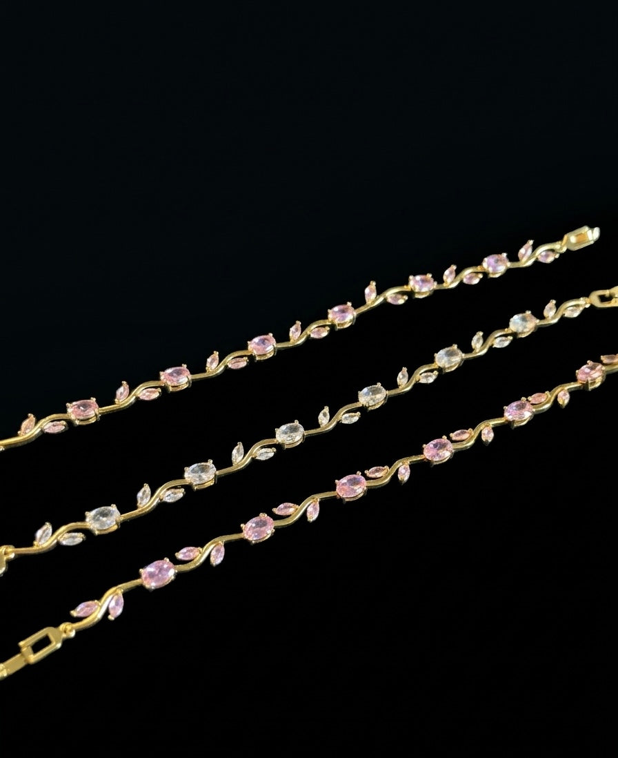 Pink Tulip Bracelet