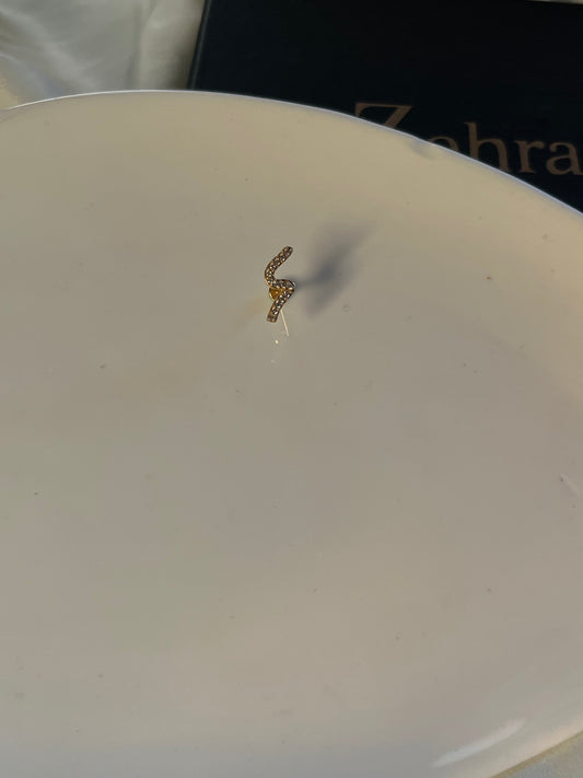 Wavy Ear Single Stud