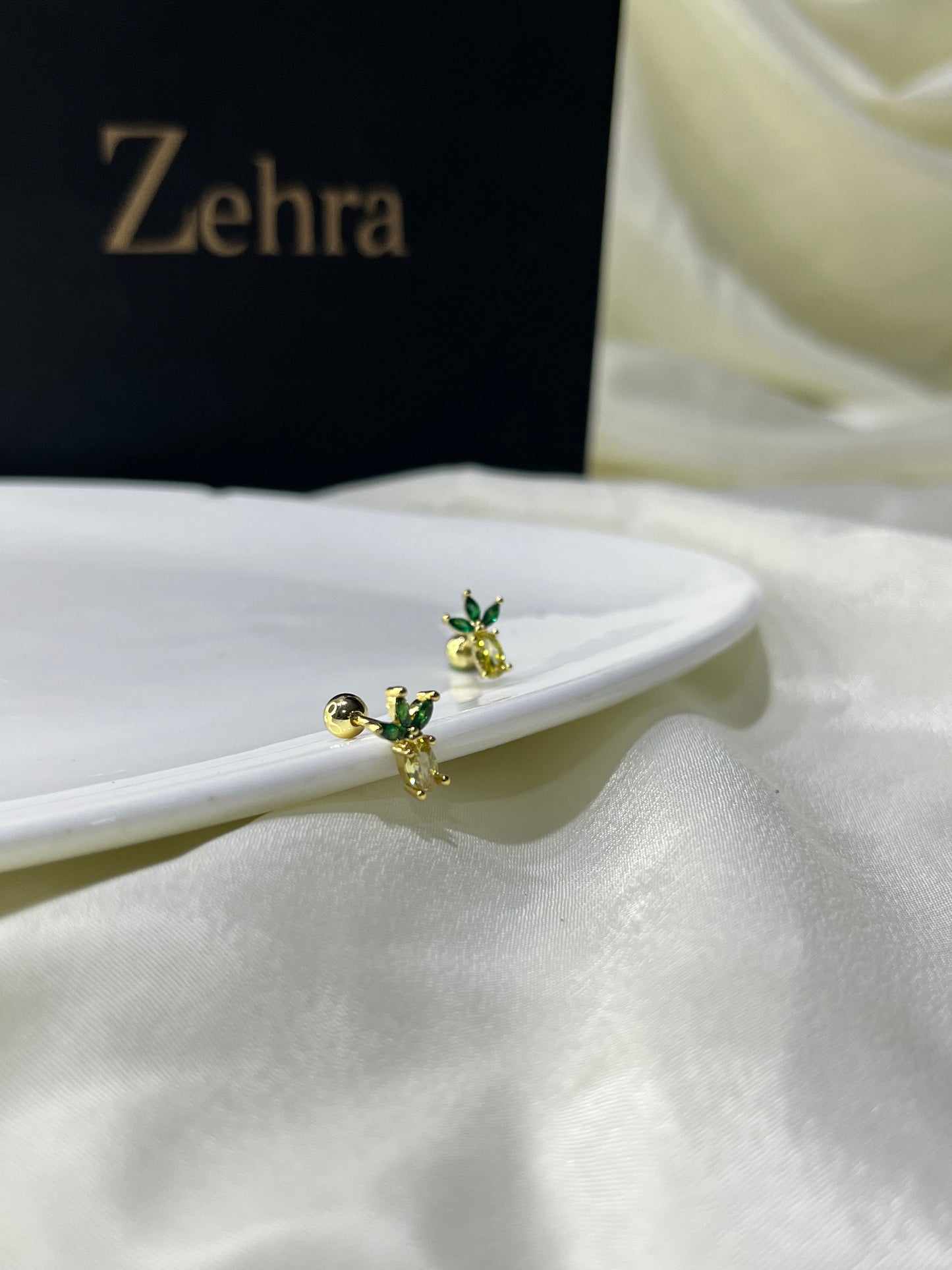 Pineapple Studs Pair
