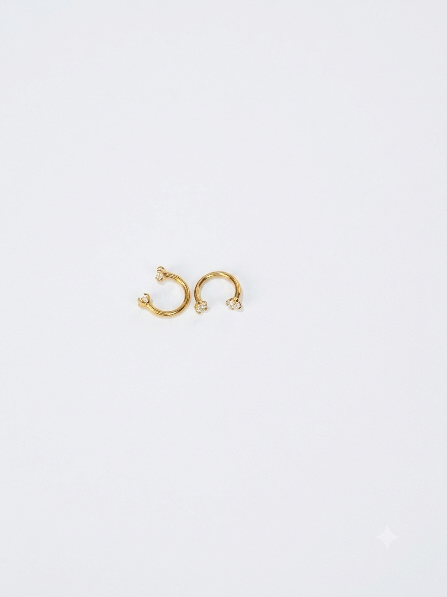 Double Side Illusion Stud (pair)