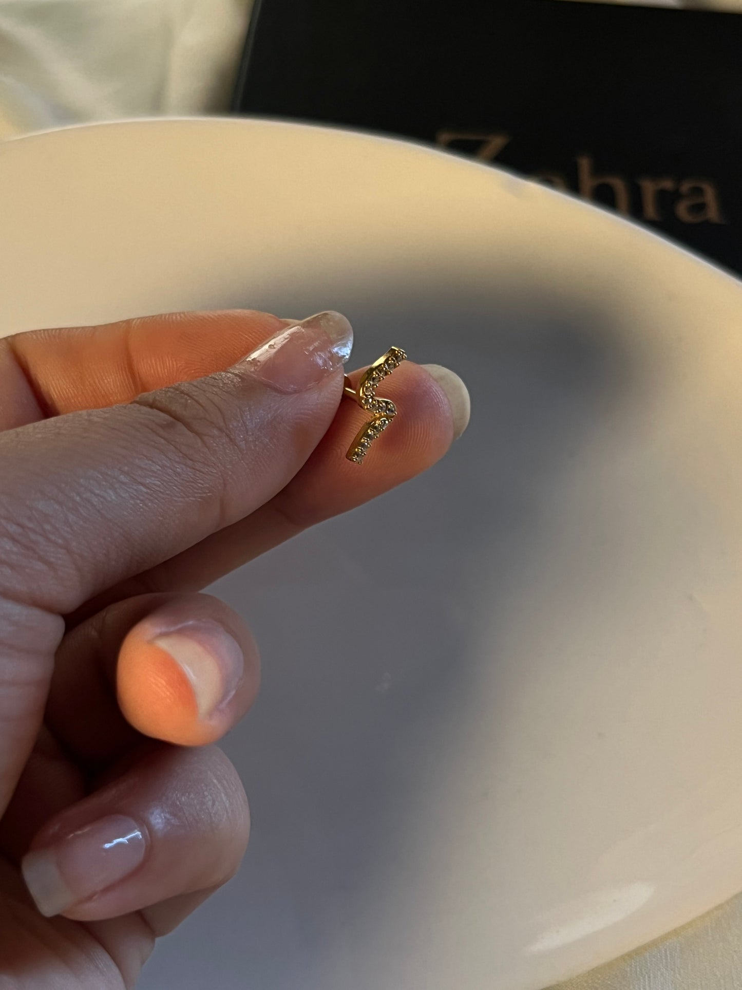 Wavy Ear Single Stud