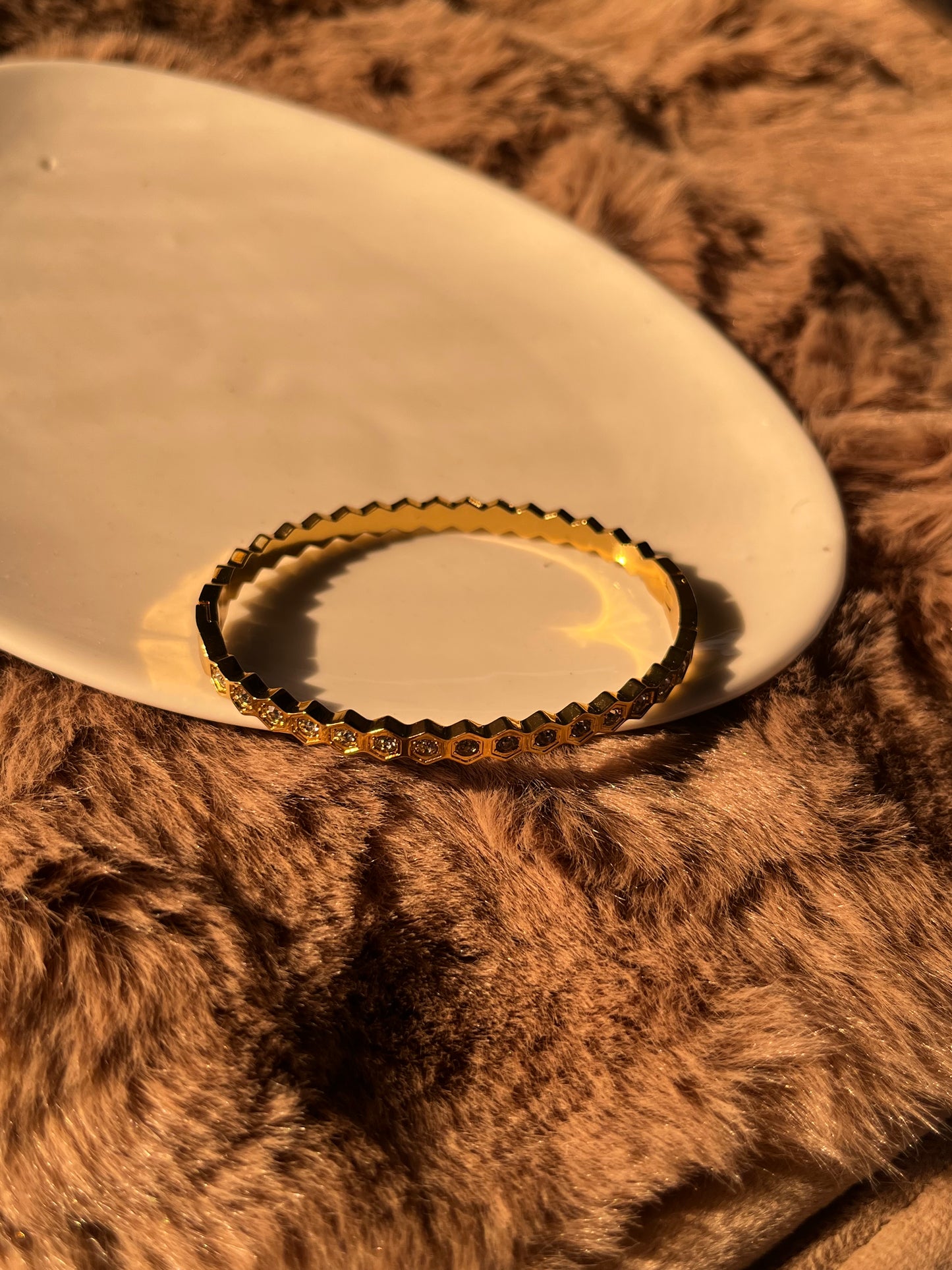 Honey comb studded baby size
