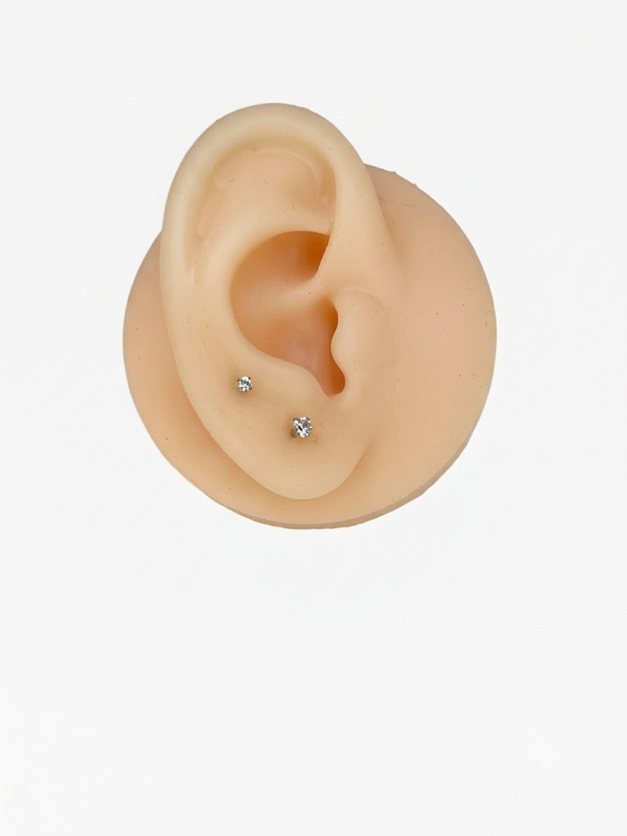 Silver Stud 1.5 mm