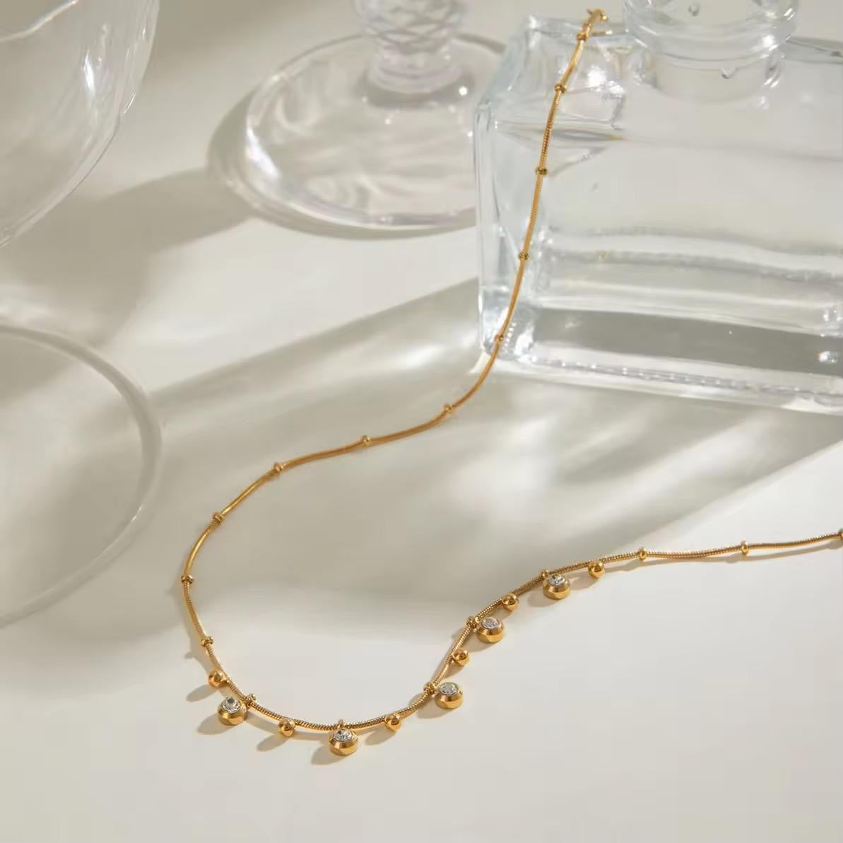 Multiple stone Necklace