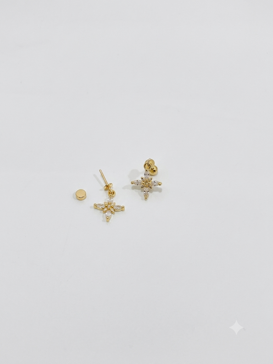 Flower Bugadi Stud (pair)