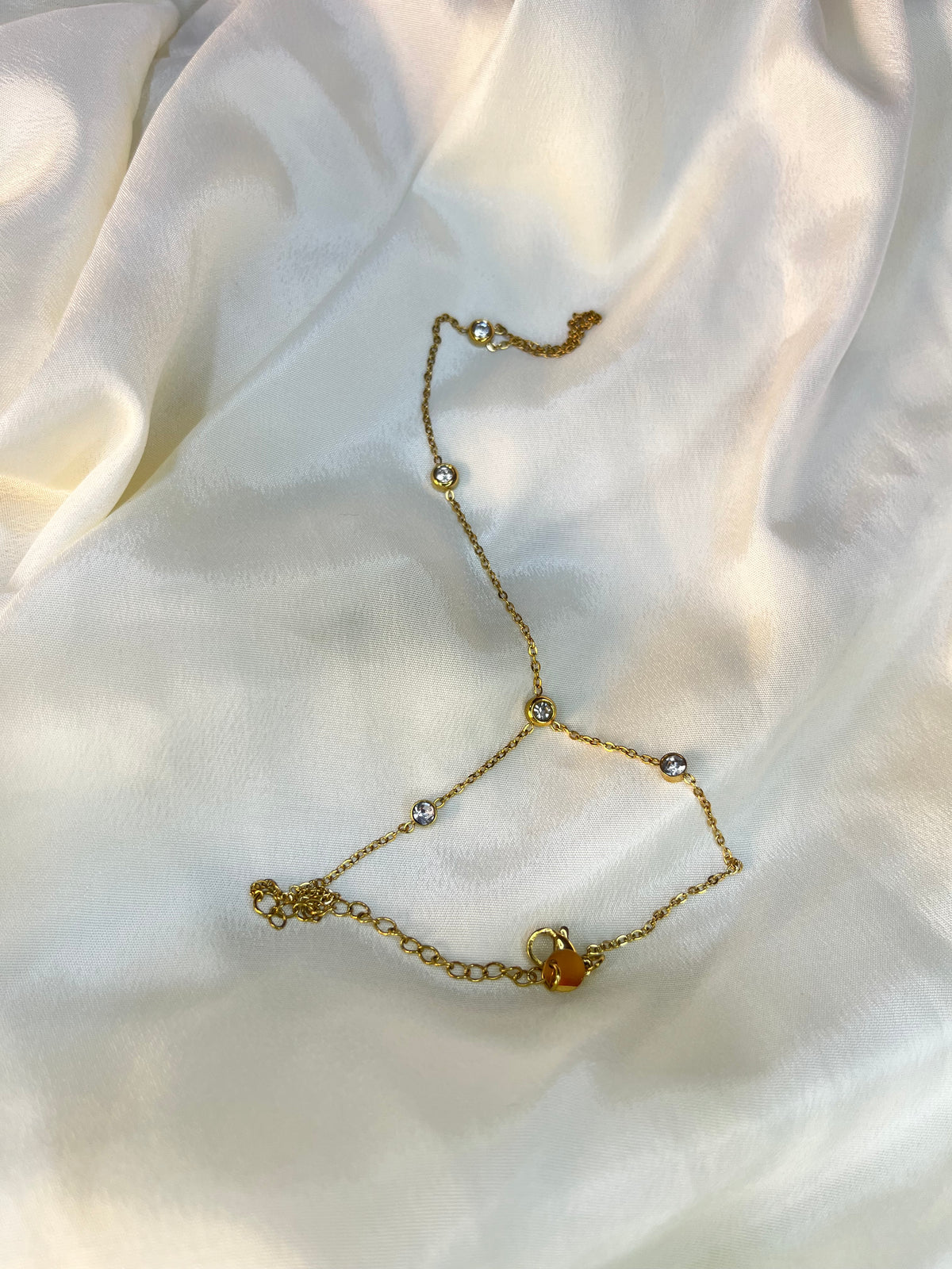 Stone Hand Ring Chain