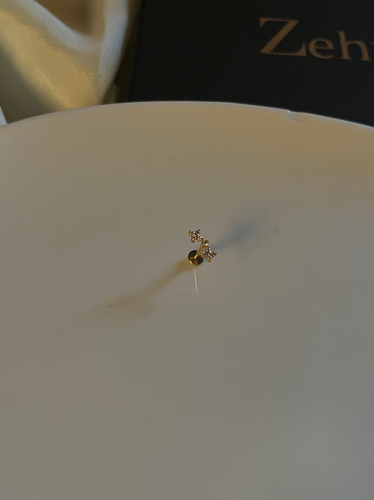 Flower Hanging Single stud