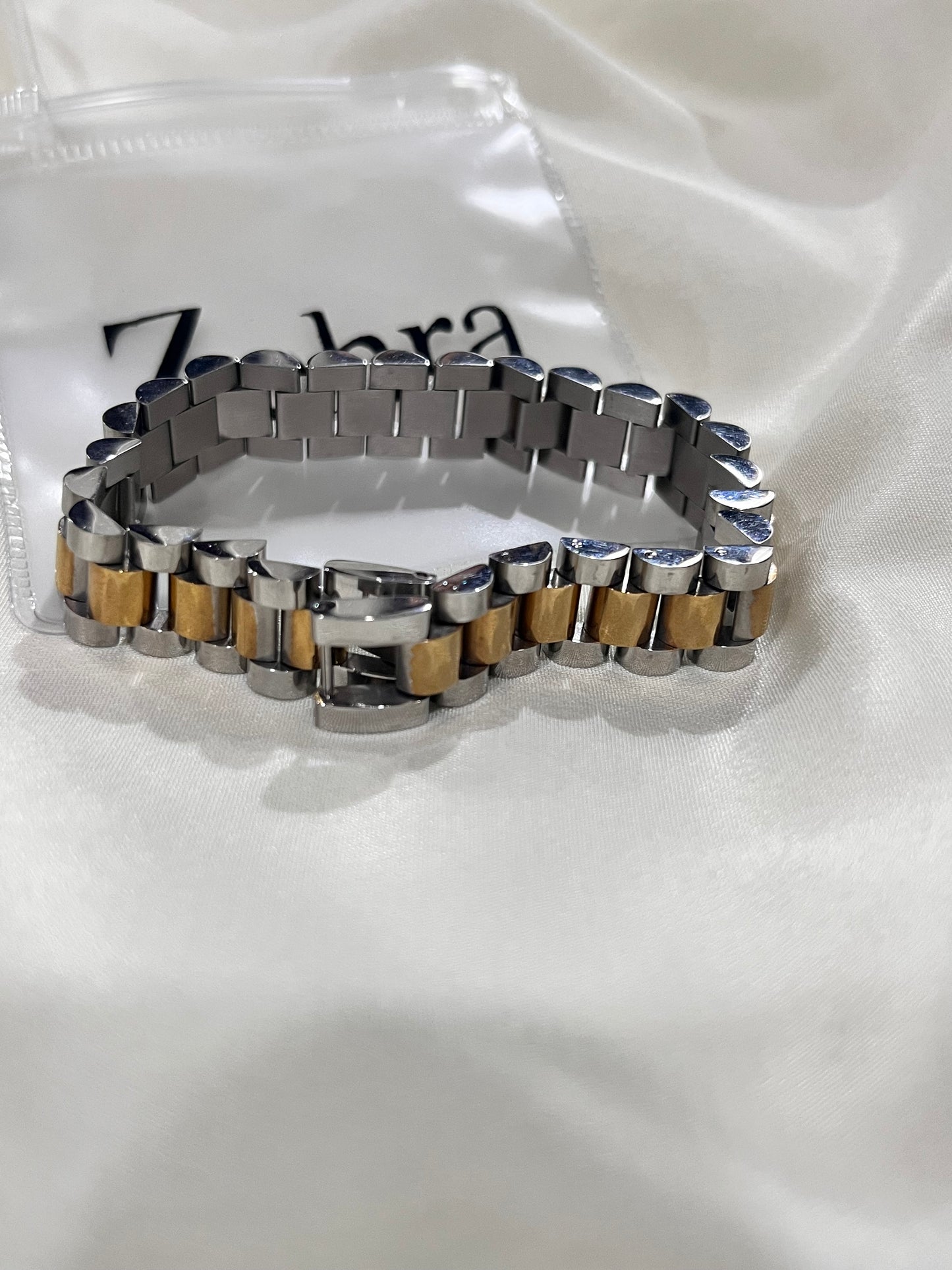 Men’s silver and gold Bracelet