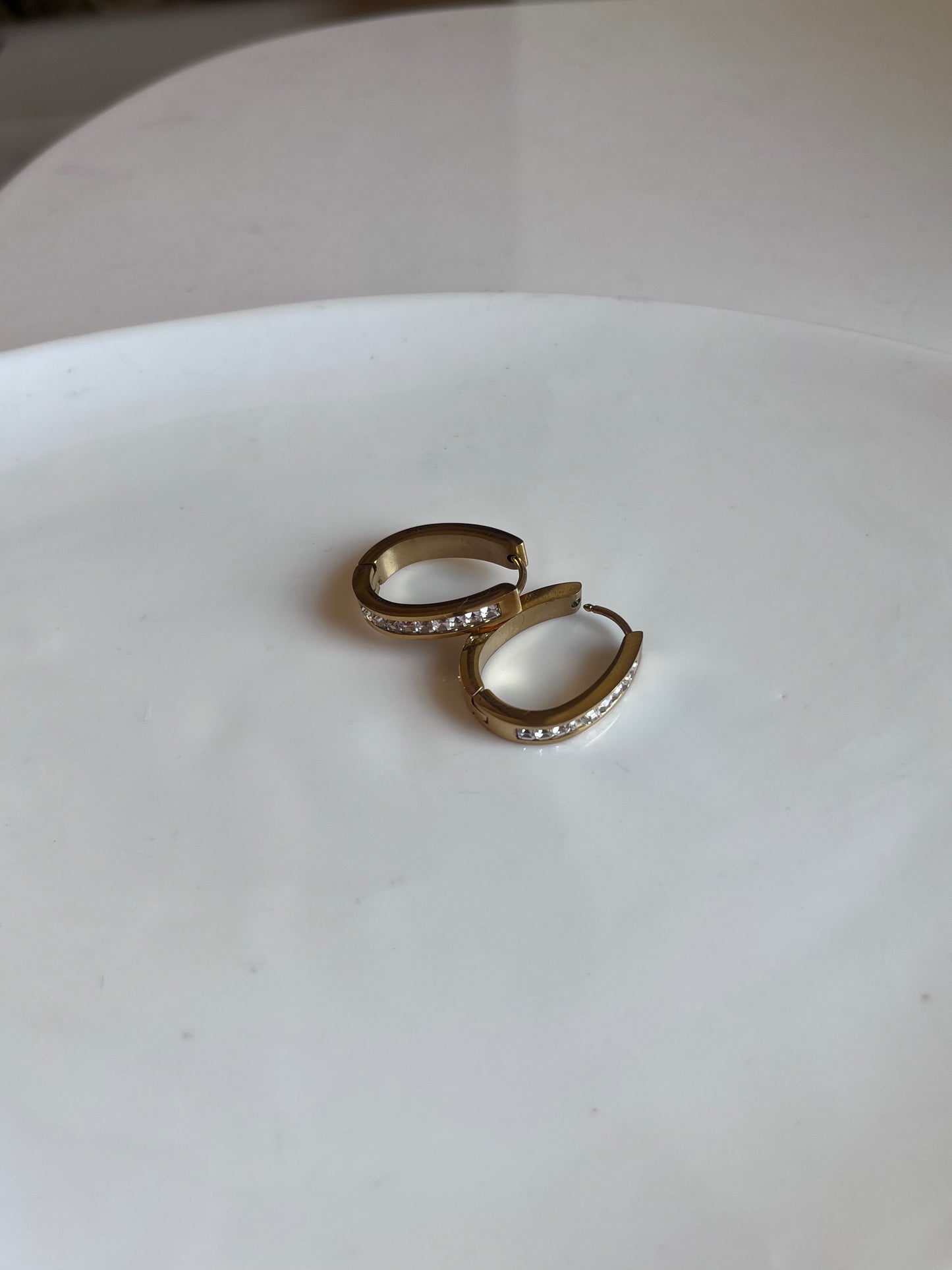 Studded hoops