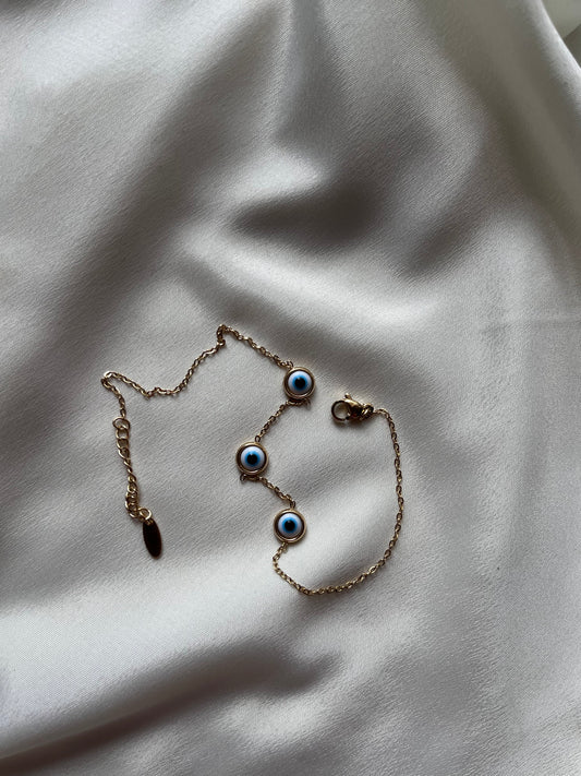 Evil Eye anklet