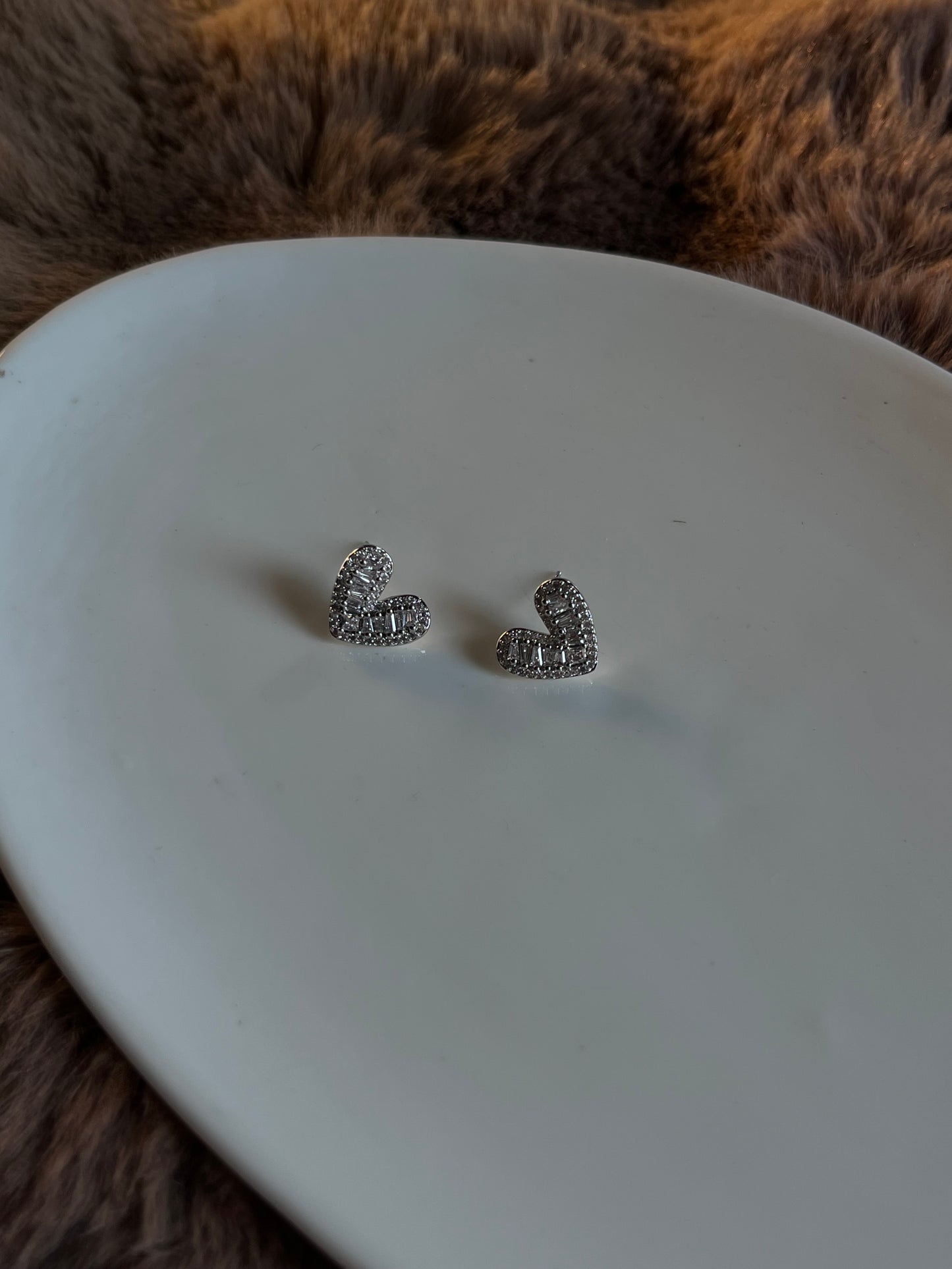 Heart studs