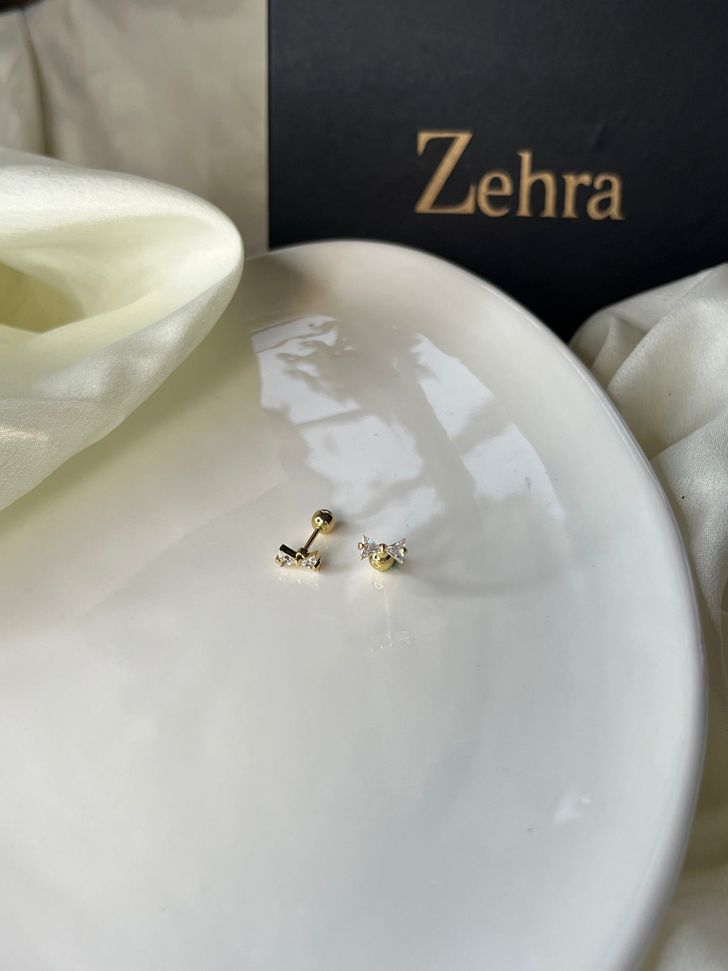 Little Bow Studs Pair