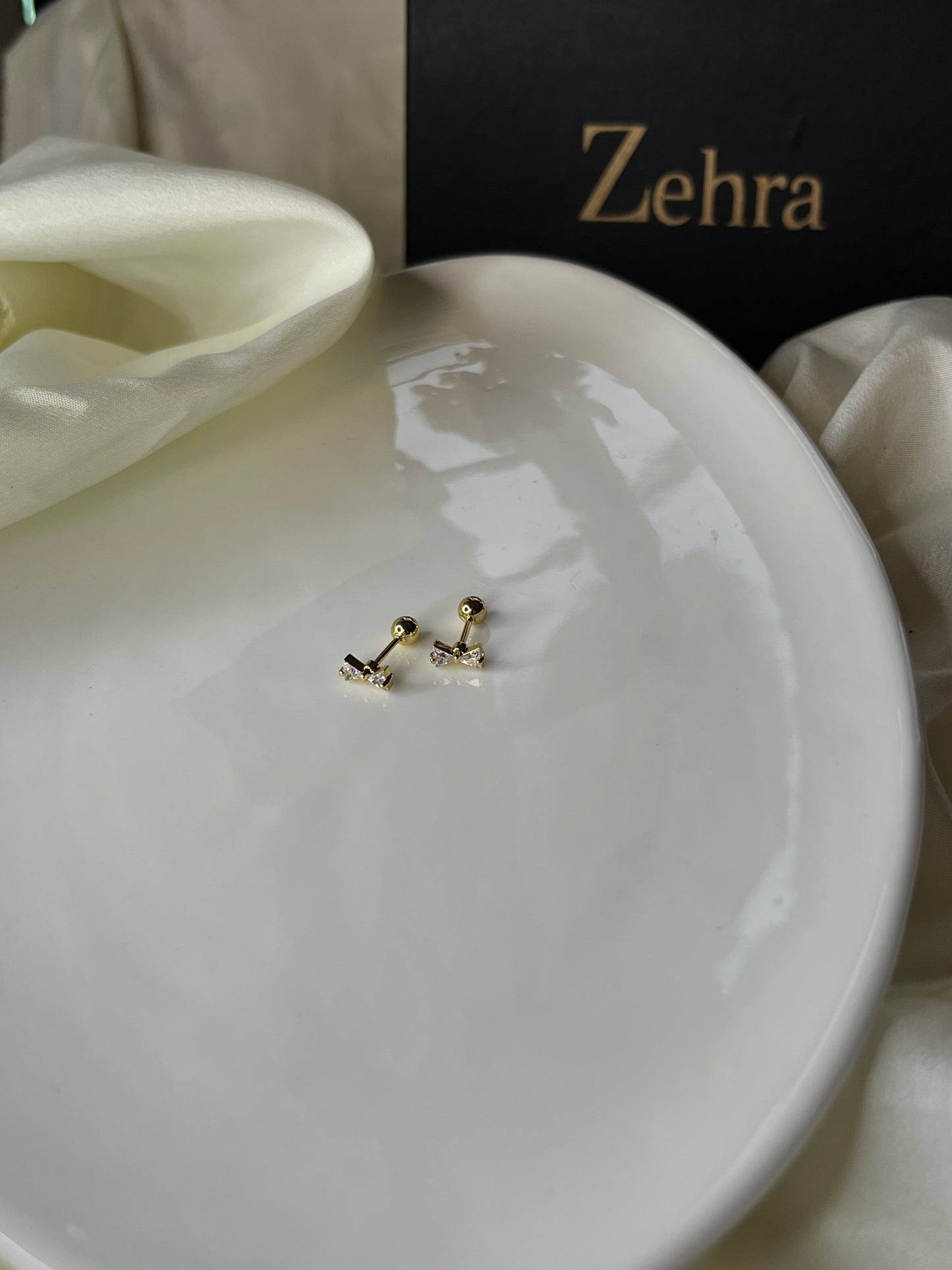 Little Bow Studs Pair