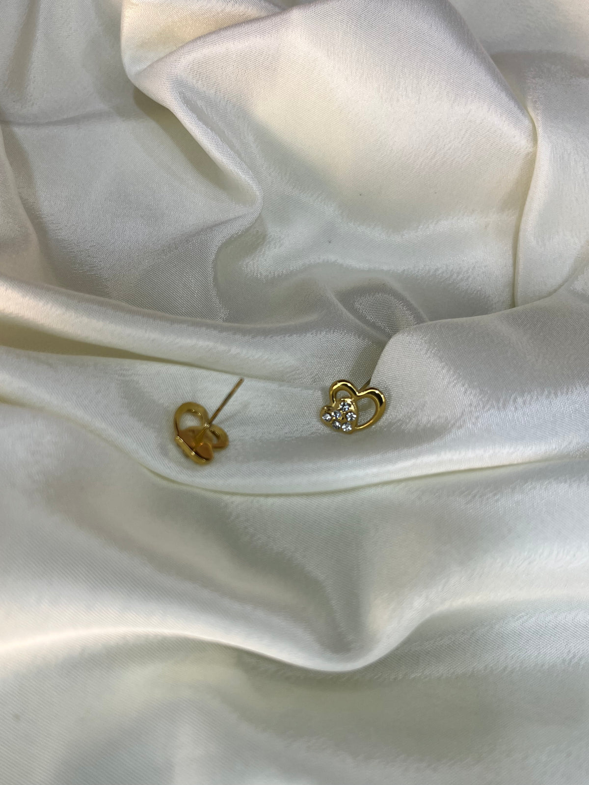 Double Heart Earings
