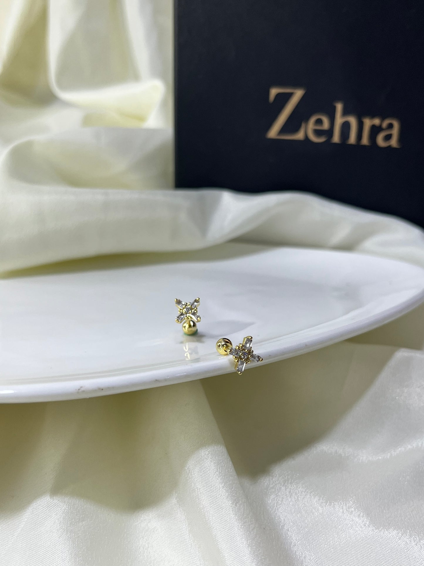 Sparkling Starlet Studs Pair