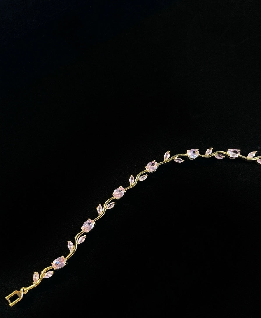 Pink Tulip Bracelet