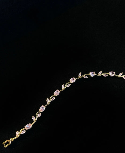 Pink Tulip Bracelet