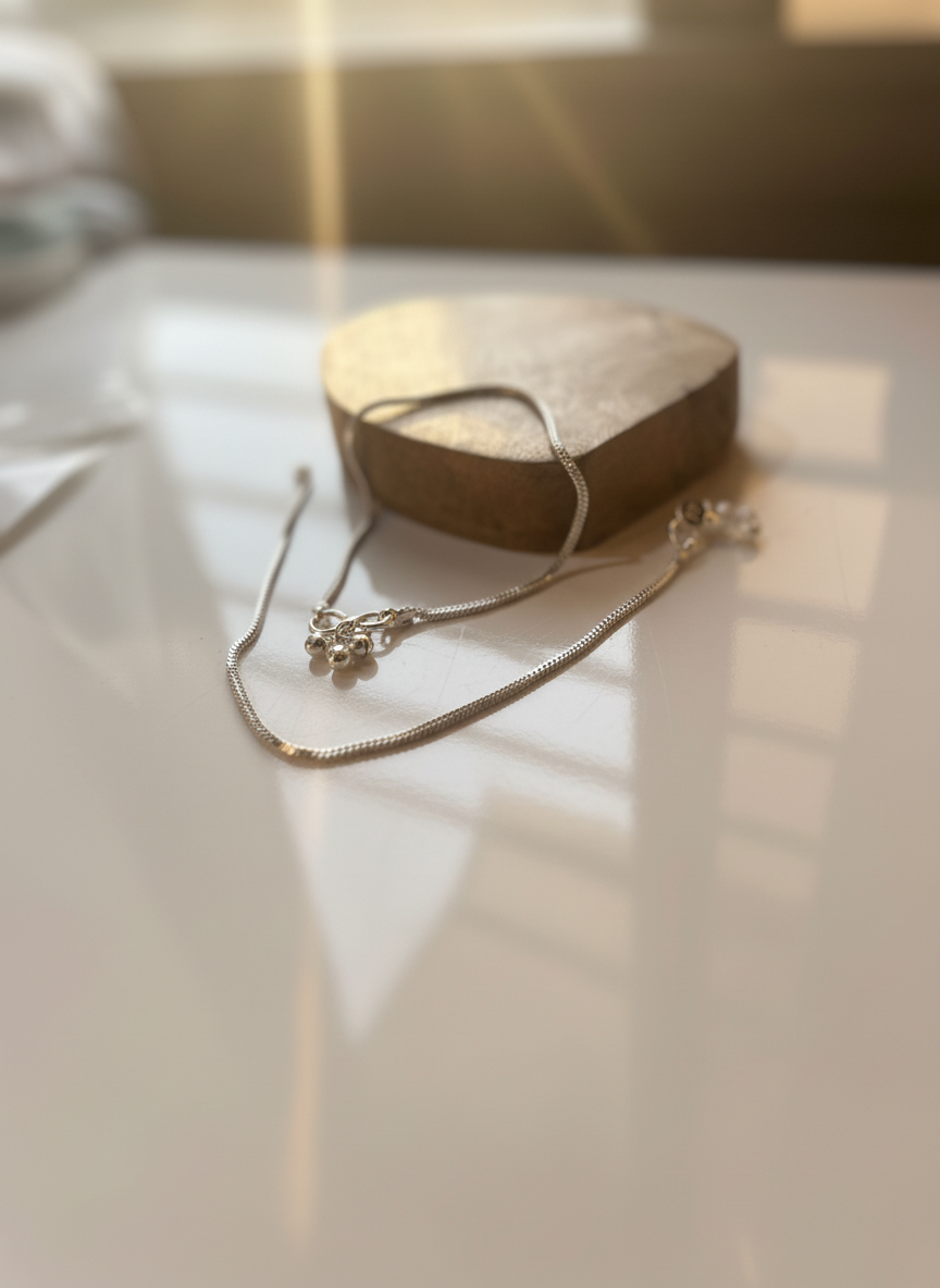 SILVER ANKLET