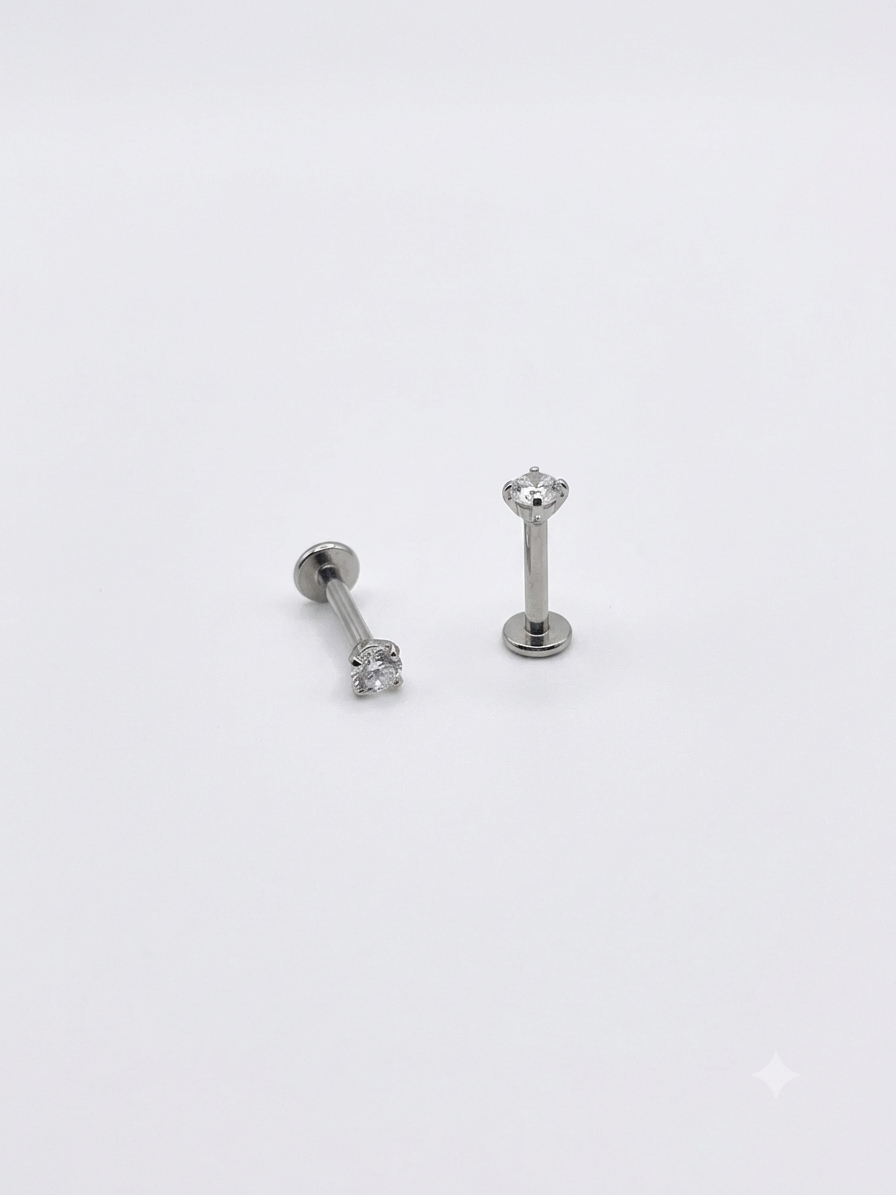 Silver Stud 2.5mm